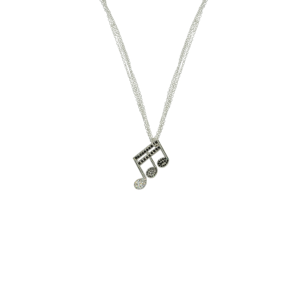 Zac's Alter Ego - Musical Note Ketting - Zilverkleurig